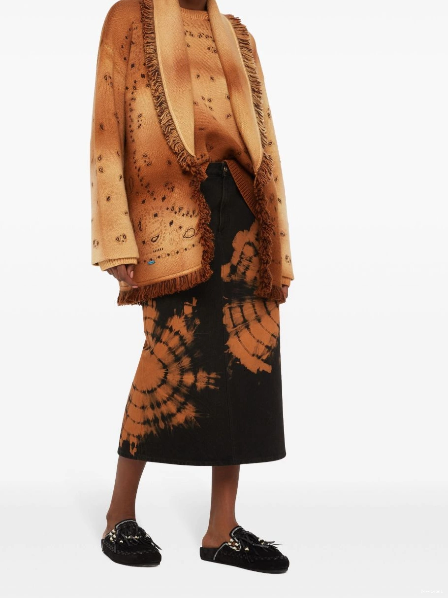 Cheap Of Desert The cardigan Women Hues Alanui virgin-wool 0408